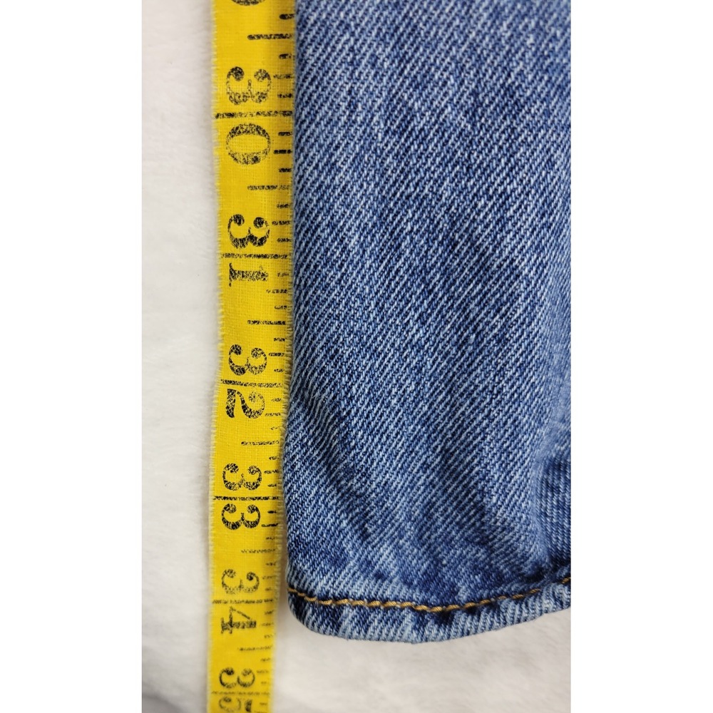 Levi's 501 Straight Leg Jeans Mens W36 L34 Blue Classic‎ Denim Pants - Picture 3 of 10